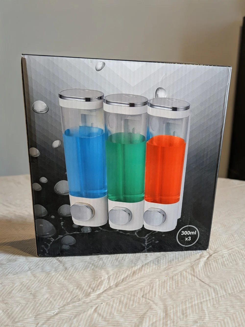 Triple Wall-Mounted Soap Dispenser
